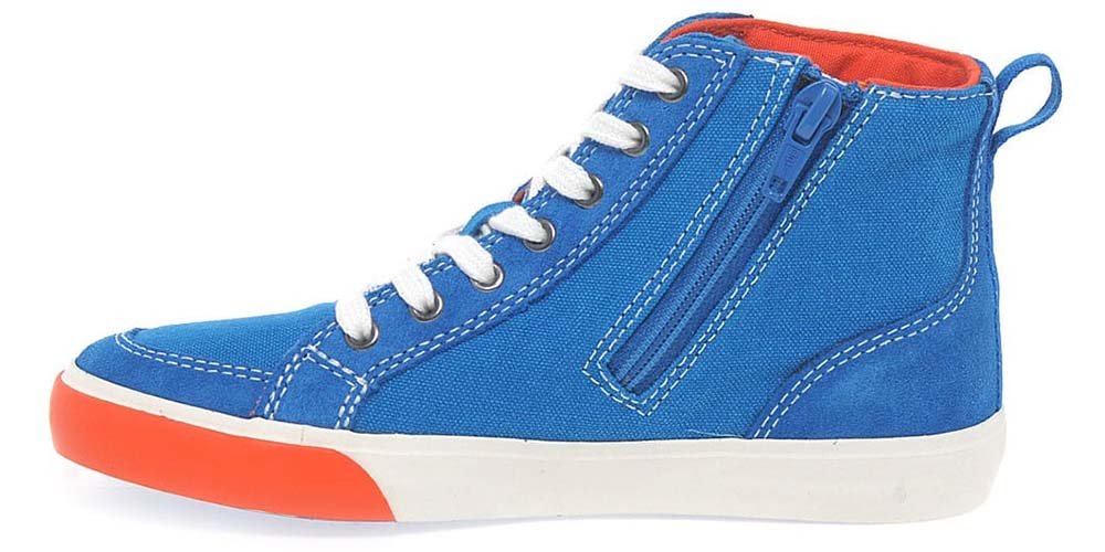 Clarks Trampki dziecięce - Club Pop Inf na zamek - rozmiar 31 - niebieskie