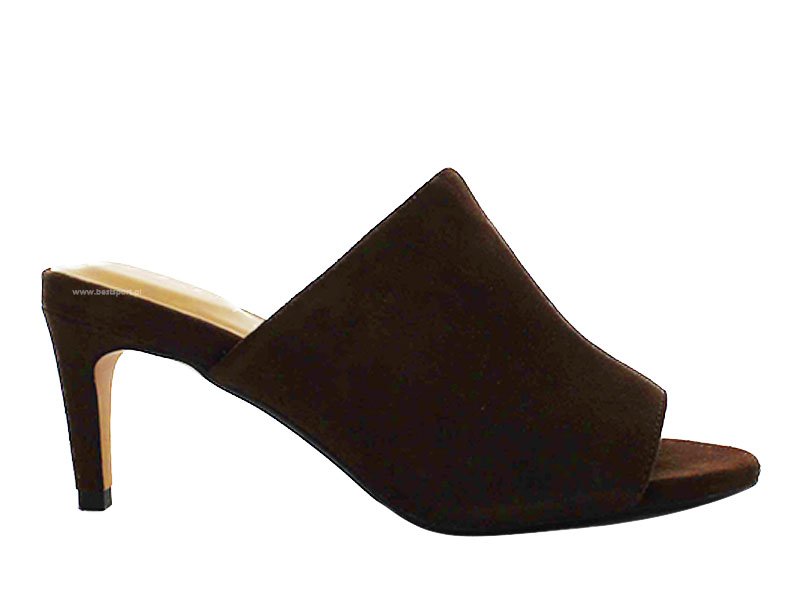 Clarks Czółenka damskie - Amali Astra - rozmiar 36 - brązowe skóra zamszowa