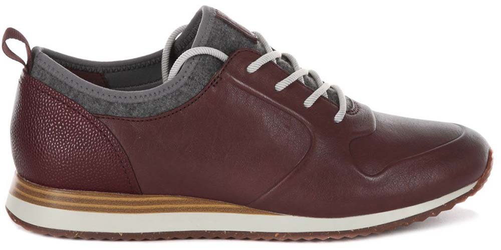 Clarks Półbuty damskie - Hero Fuse - rozmiar 39 - burgundowa skóra licowa