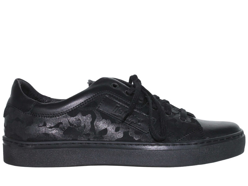 Lee Cooper Półbuty męskie - skórzane casualowe - rozmiar 42 - czarne, skóra