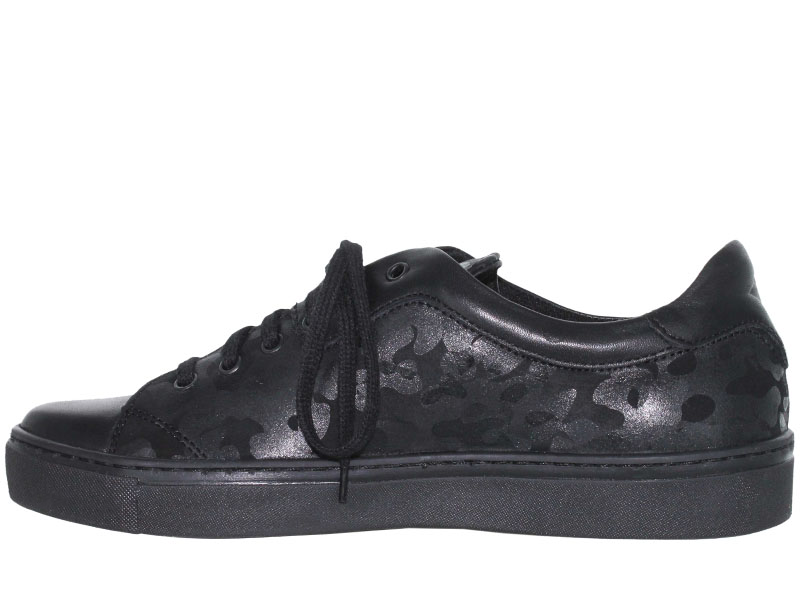 Lee Cooper Półbuty męskie - skórzane casualowe - rozmiar 42 - czarne, skóra