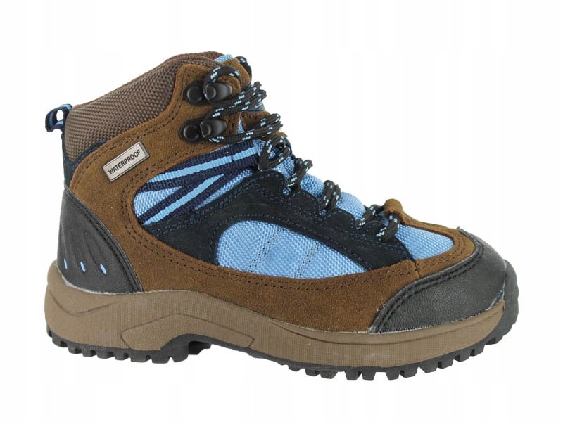 Campus Buty trekkingowe dziecięce - Volta WaterProof - rozmiar 35 - Brązowe
